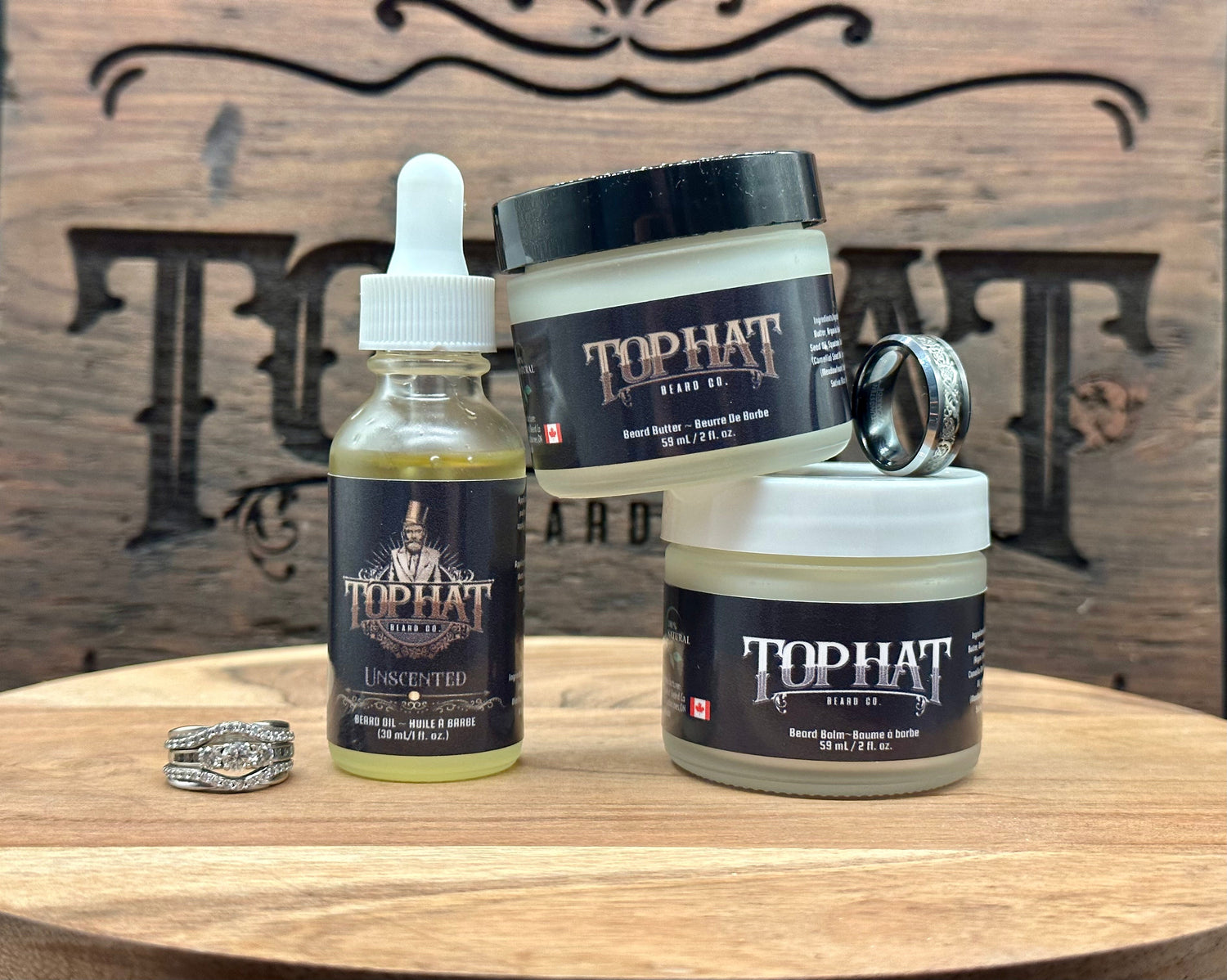 Canadian beard care kits and grooming gift sets by TopHat Beard Co