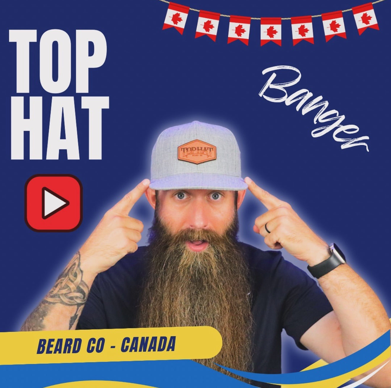 Load video: Canadian beard brand TopHat Beard Co review by Dan C Bearded. Canada’s luxury beard products!